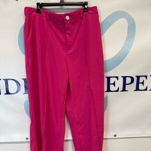 SHEIN Curve Women’s hot pink slacks size 2 XL